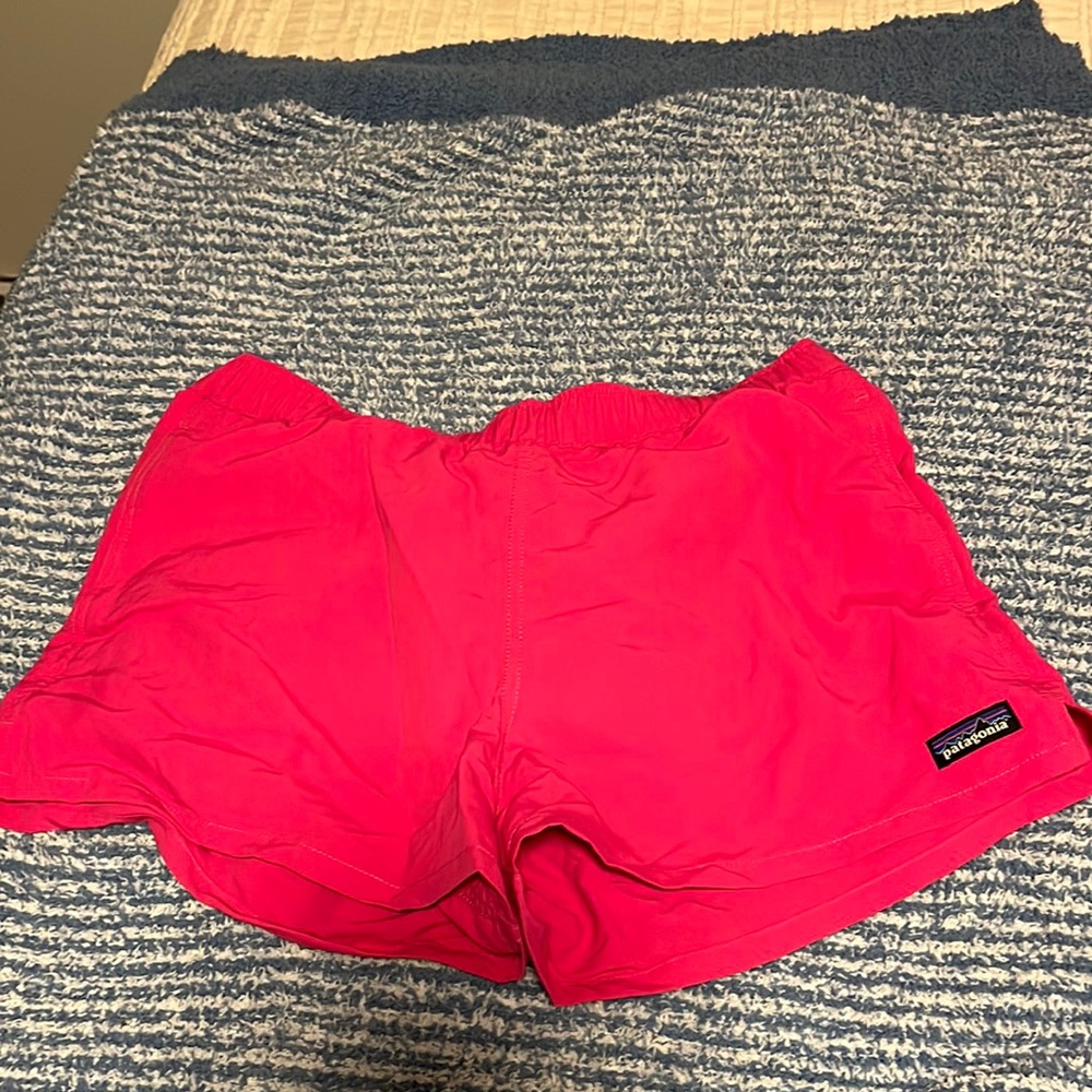 Hot pink Patagonia shorts